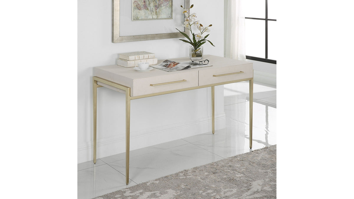 Jewel - Modern White Desk