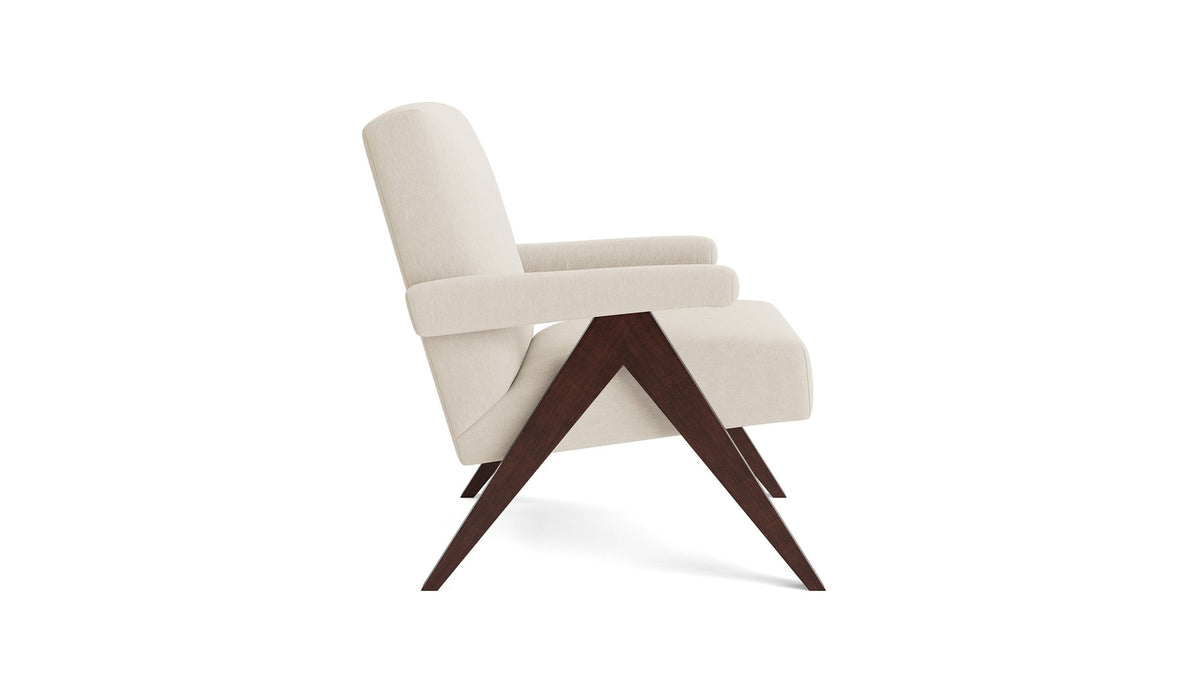 Raeford Accent Chair with Wood A-Frame
