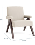 Raeford Accent Chair with Wood A-Frame