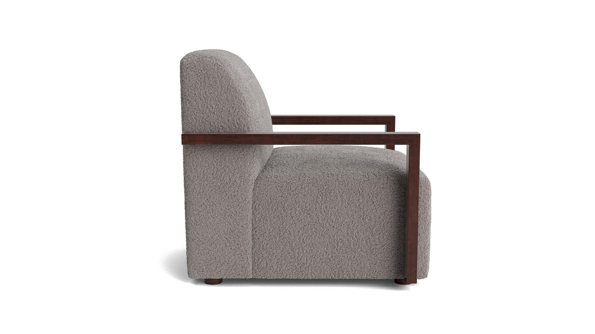 Creswell Accent Chair with Wood Arm