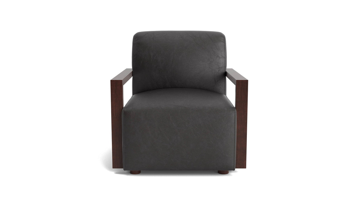 Creswell Accent Chair with Wood Arm