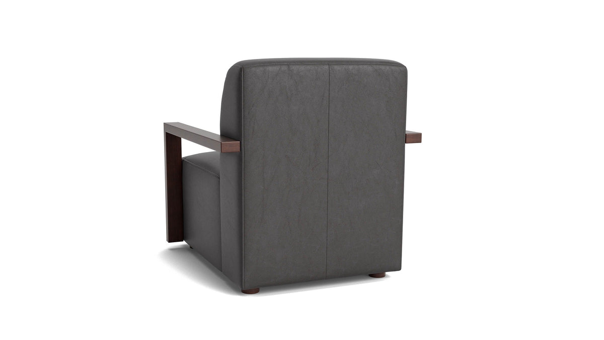 Creswell Accent Chair with Wood Arm