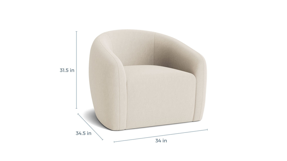Garner Barrel Swivel Chair