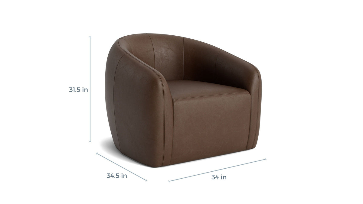 Garner Barrel Swivel Chair