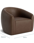 Garner Barrel Swivel Chair