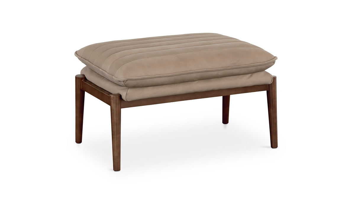 Ellis Leather Ottoman
