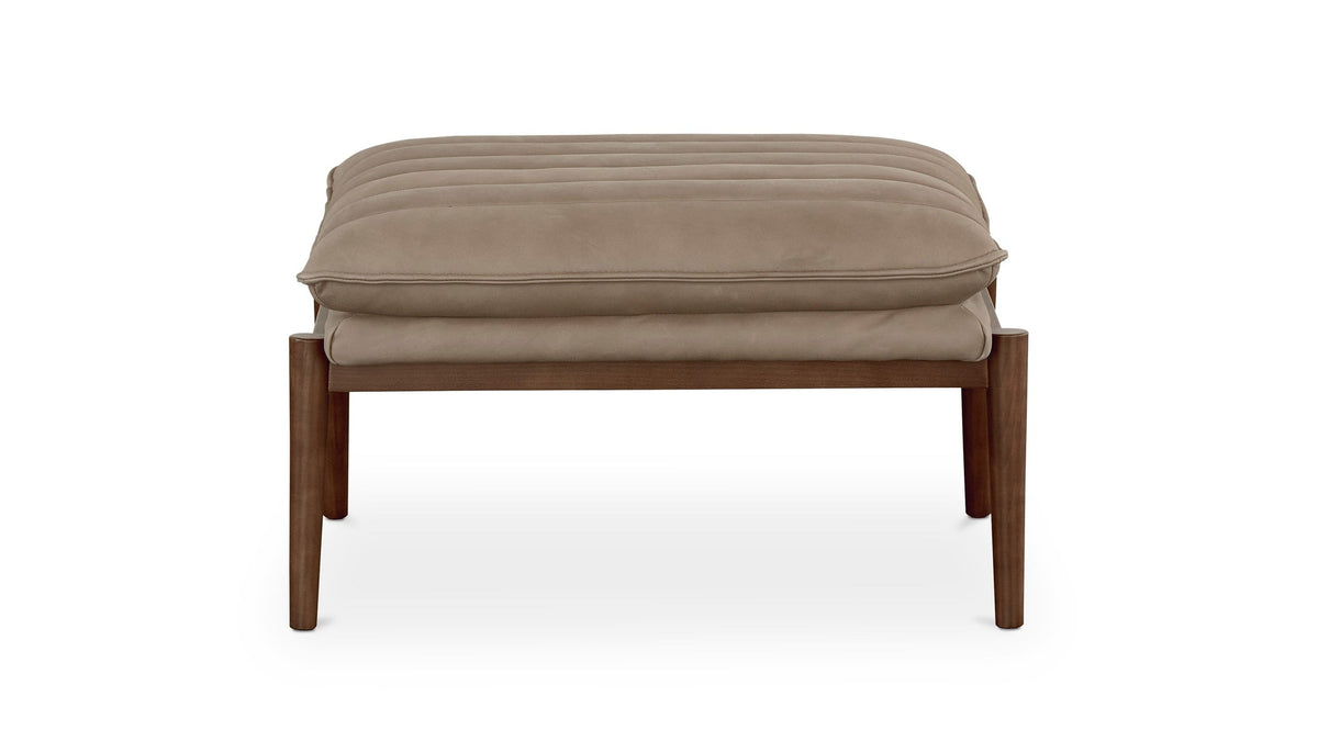 Ellis Leather Ottoman