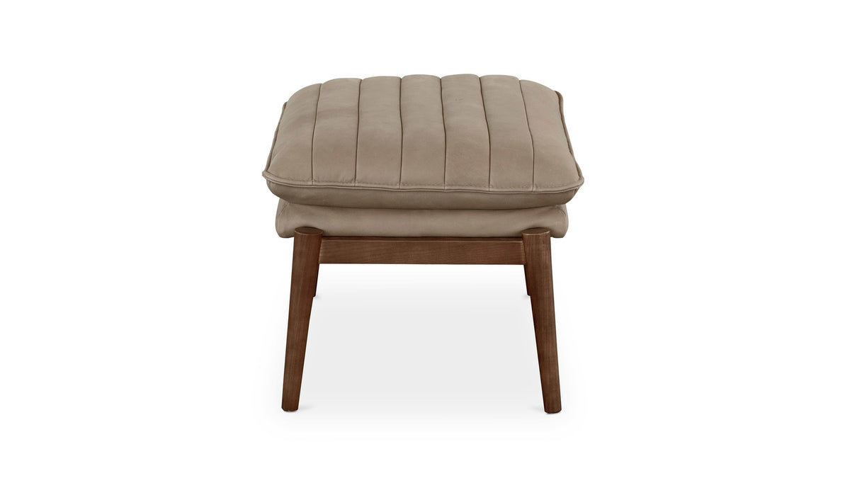 Ellis Leather Ottoman