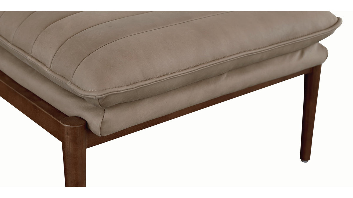 Ellis Leather Ottoman