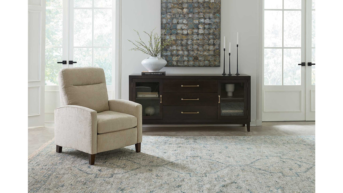 Emmett Track Arm Lay Flat Manual Recliner
