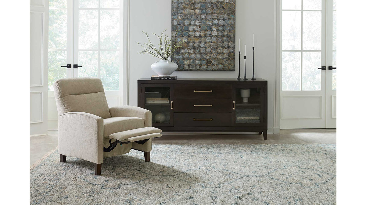 Emmett Track Arm Lay Flat Manual Recliner