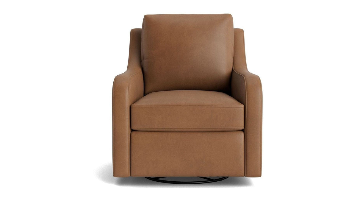 Scarlett Slope Arm Accent Chair, Stationary or Swivel Glider