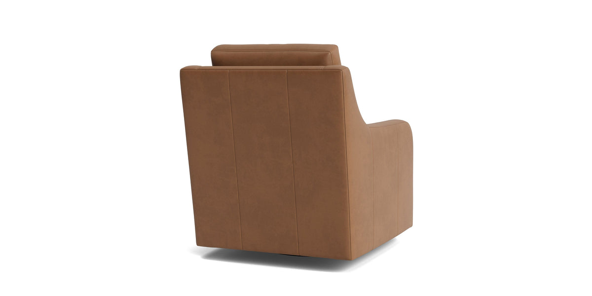 Scarlett Slope Arm Accent Chair, Stationary or Swivel Glider
