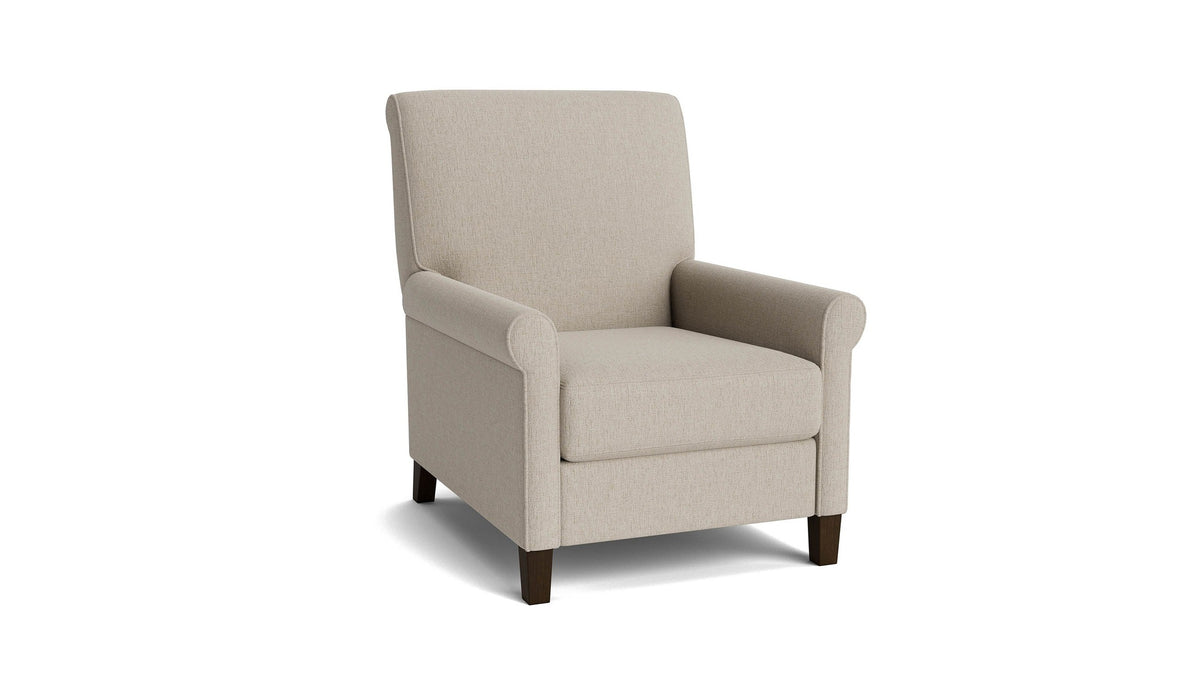 Nelson Sock Arm Lay Flat Manual Recliner