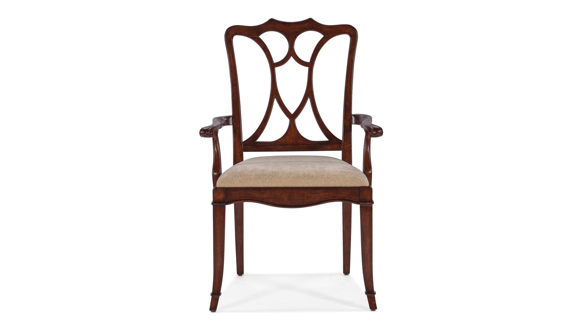 Charleston - Upholstered Seat Arm Chair Set of 2
