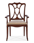 Charleston - Upholstered Seat Arm Chair Set of 2