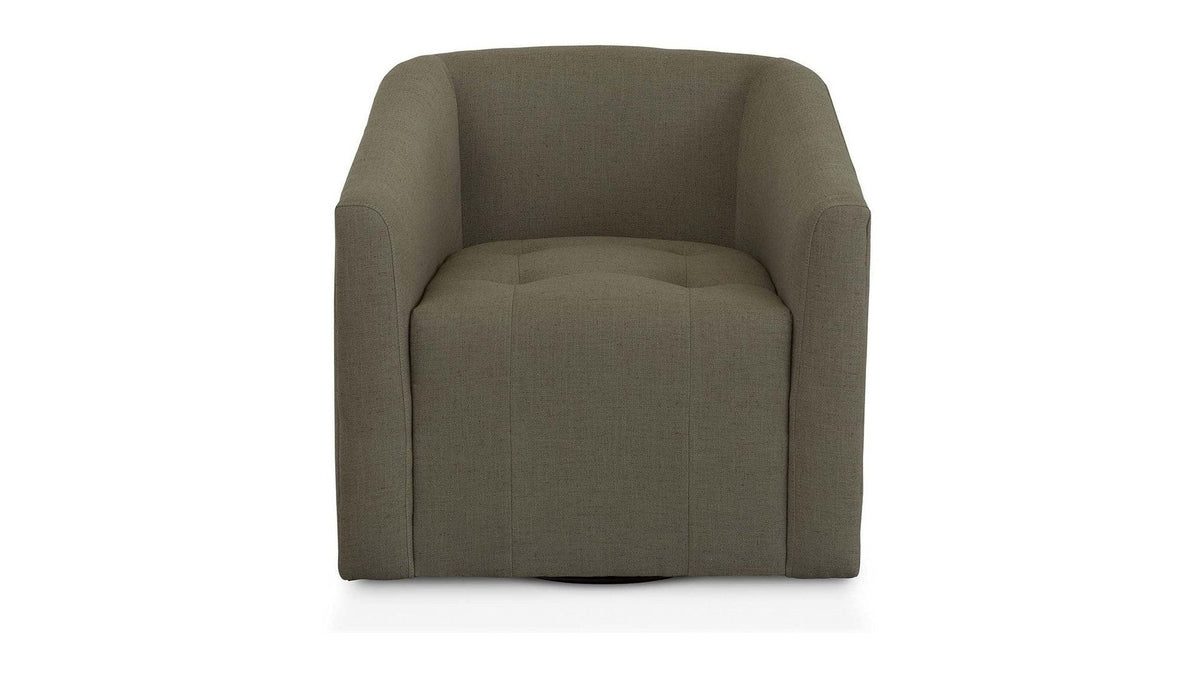 Emory Barrel Accent Chair, Stationary or Swivel