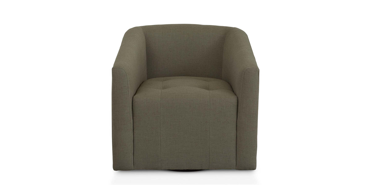 Emory Barrel Accent Chair, Stationary or Swivel