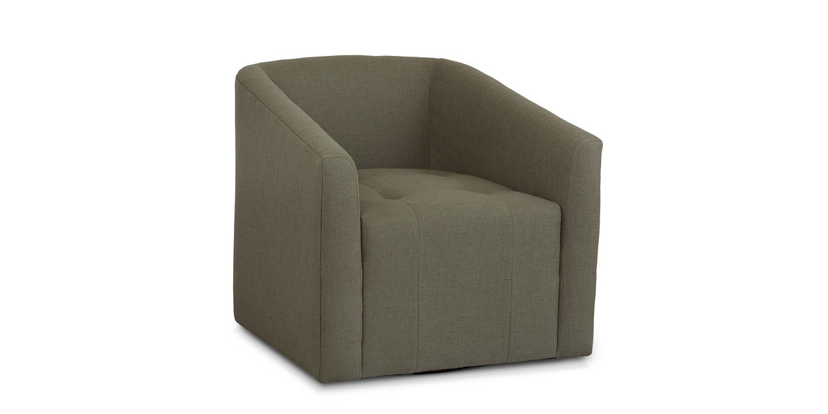 Emory Barrel Accent Chair, Stationary or Swivel