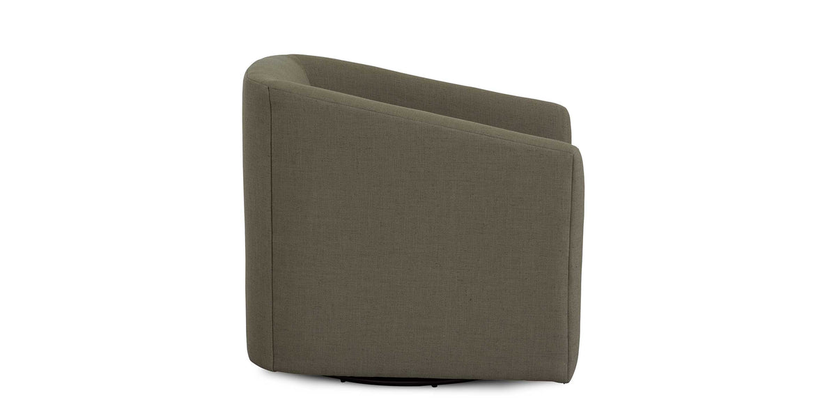 Emory Barrel Accent Chair, Stationary or Swivel