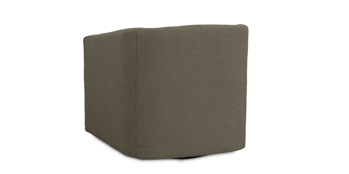 Emory Barrel Accent Chair, Stationary or Swivel