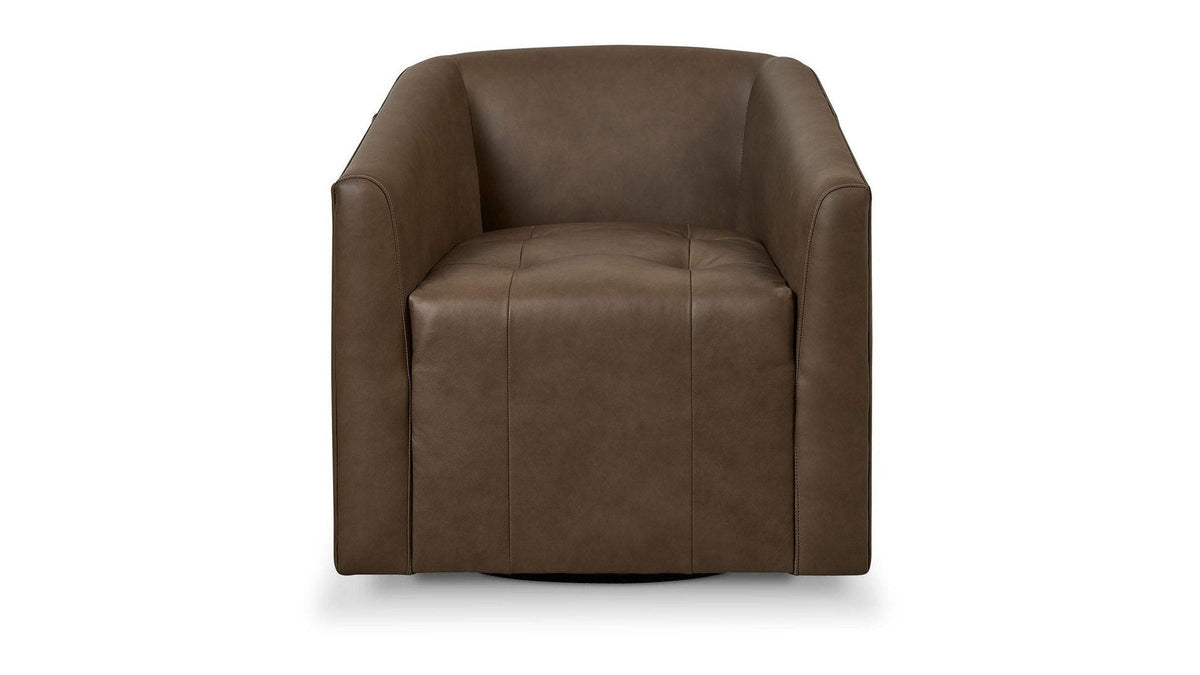 Emory Barrel Accent Chair, Stationary or Swivel