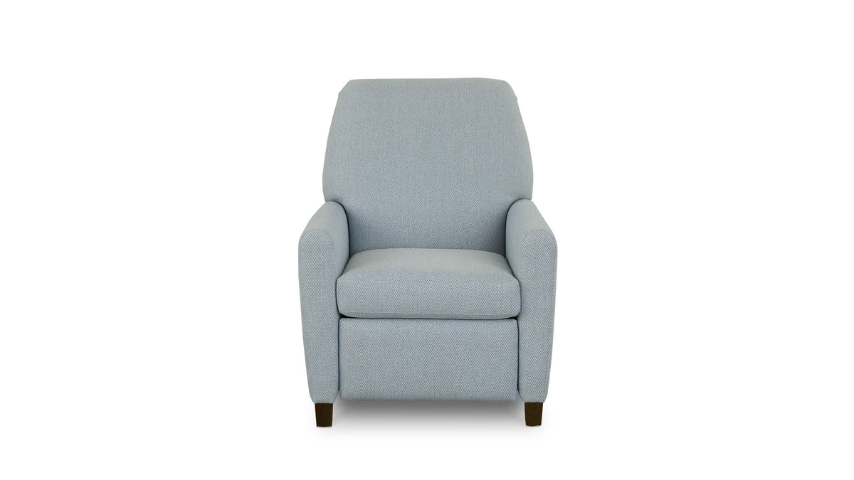 Deacon Round Arm Lay Flat Manual Recliner
