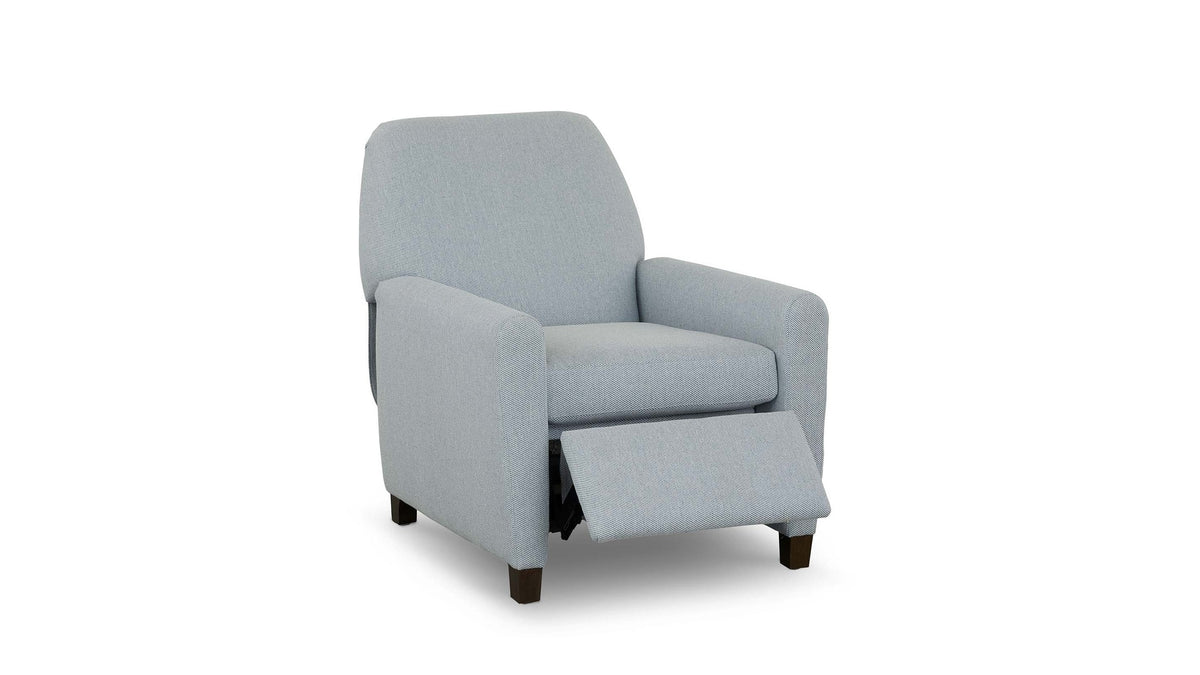 Deacon Round Arm Lay Flat Manual Recliner