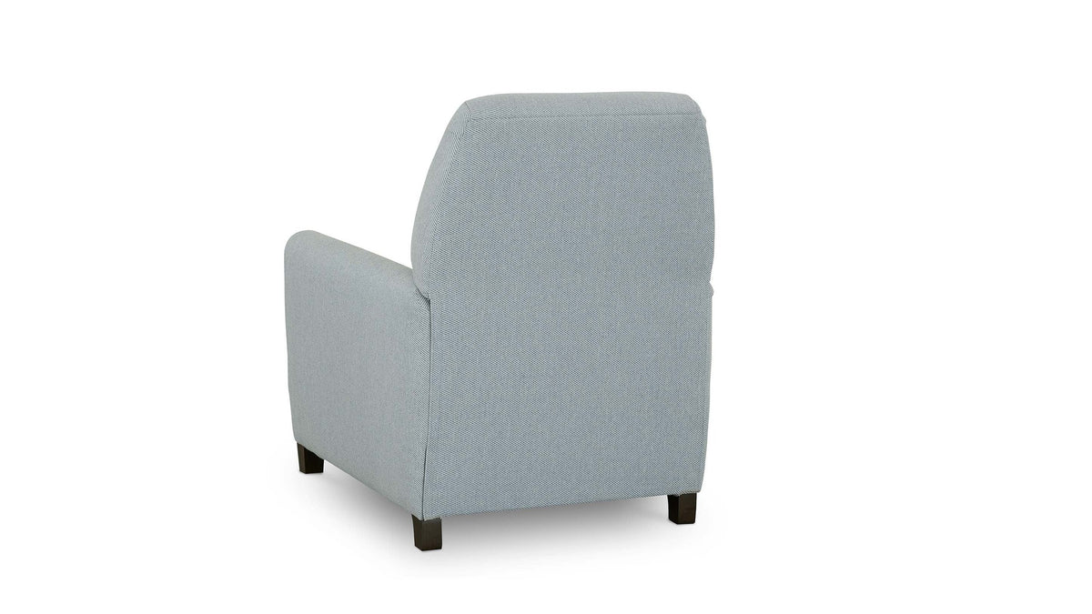 Deacon Round Arm Lay Flat Manual Recliner