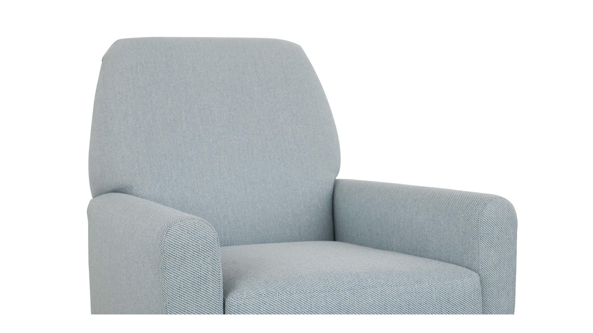 Deacon Round Arm Lay Flat Manual Recliner