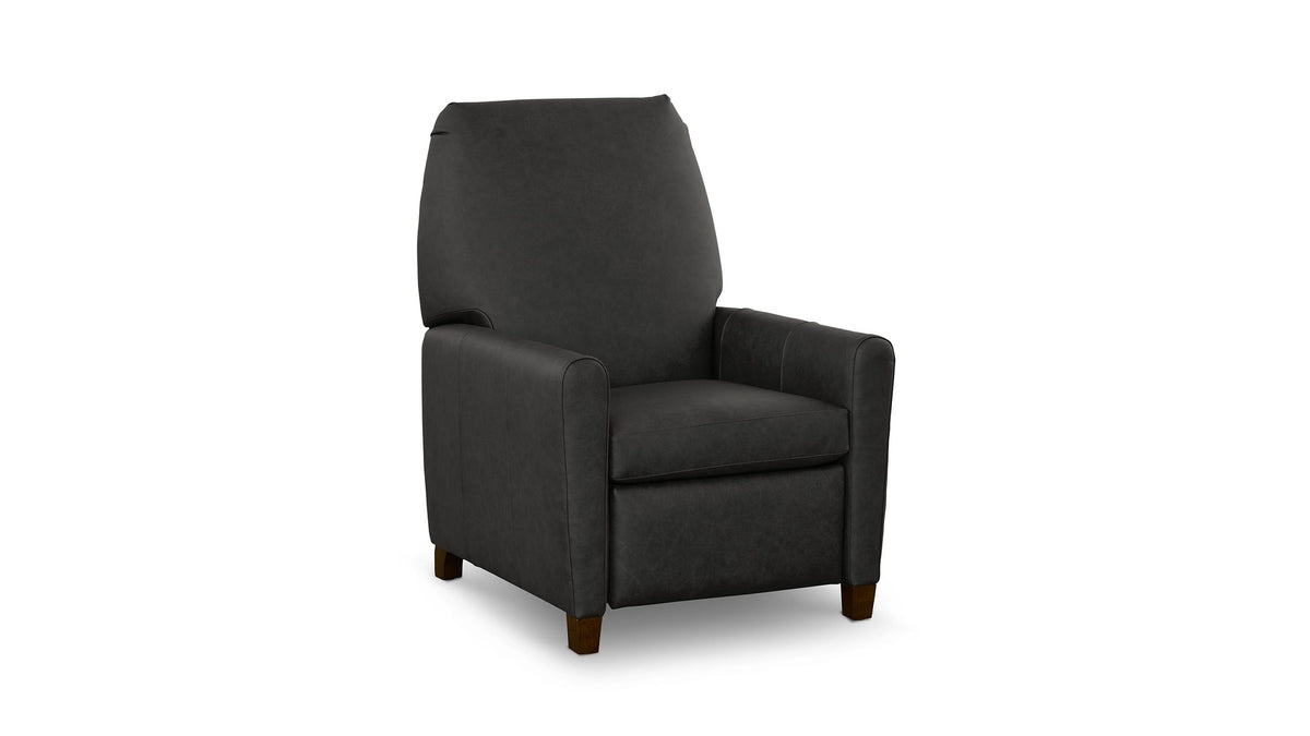 Deacon Round Arm Lay Flat Manual Recliner