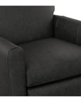 Deacon Round Arm Lay Flat Manual Recliner