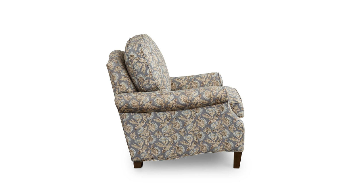 Lila Roll Arm Accent Chair
