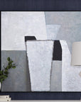 Landen Canvas Art - Gray