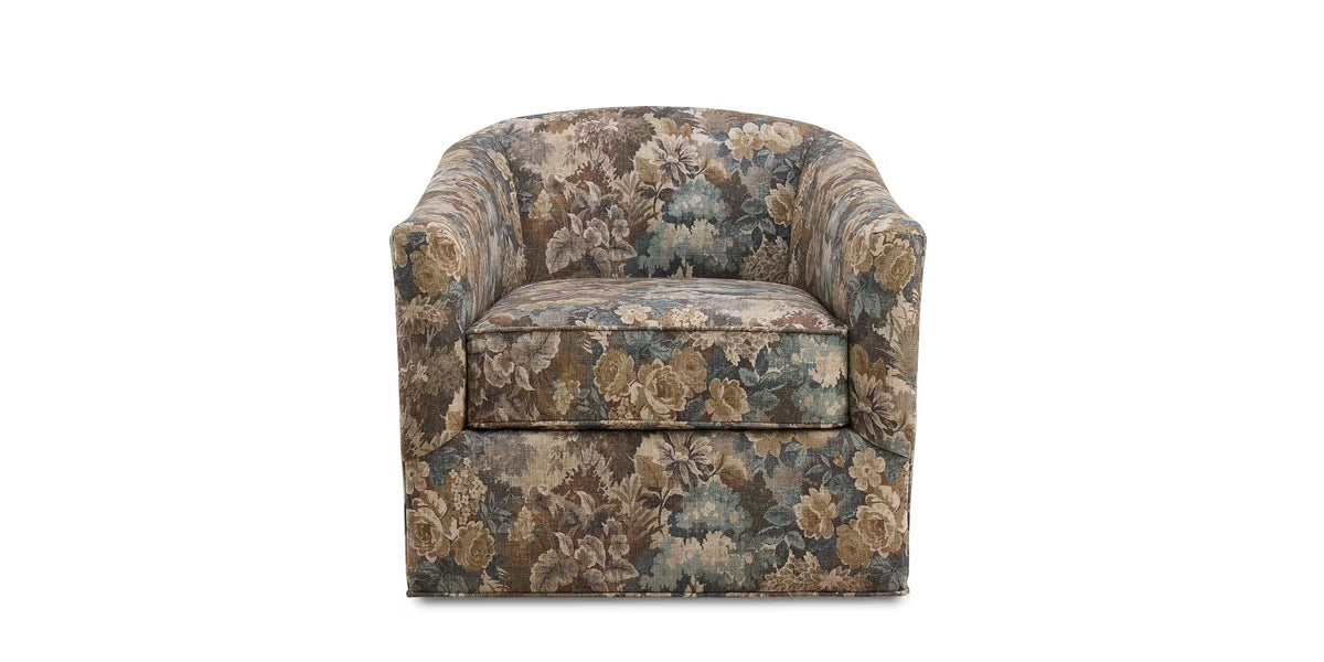 Luma Barrel Accent Chair, Stationary or Swivel
