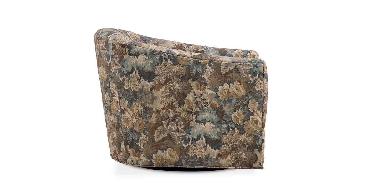 Luma Barrel Accent Chair, Stationary or Swivel