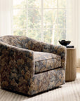 Luma Barrel Accent Chair, Stationary or Swivel