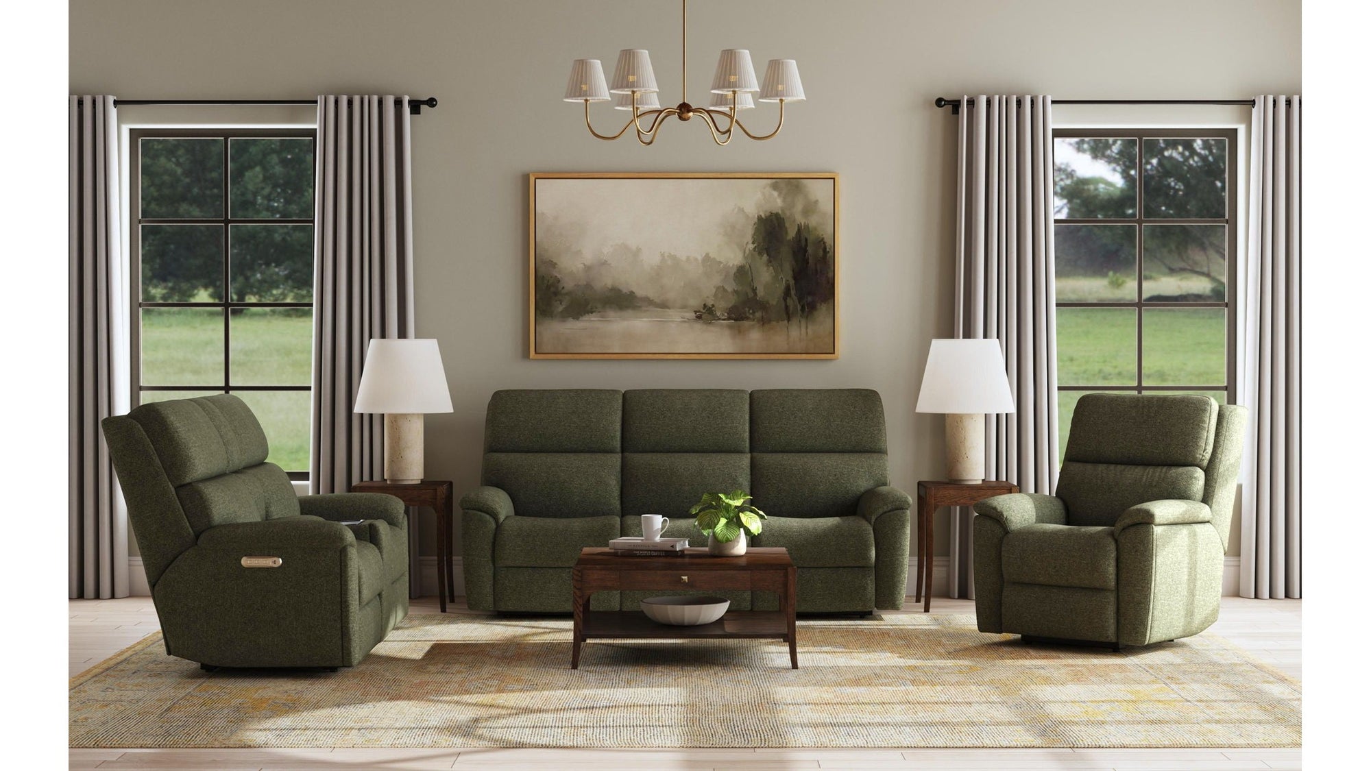 Porter - Power Reclining Loveseat With Console, Power Headrest, & Lumbar