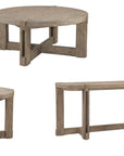 McGuire - Cocktail Table - Dark Brown