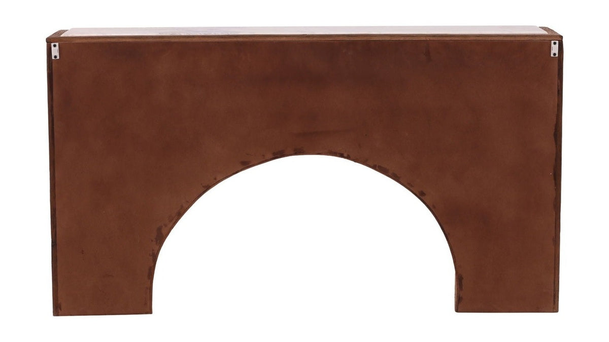 Cole - Console - Dark Brown / Beige