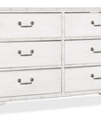 Charleston - Six-Drawer Dresser - White