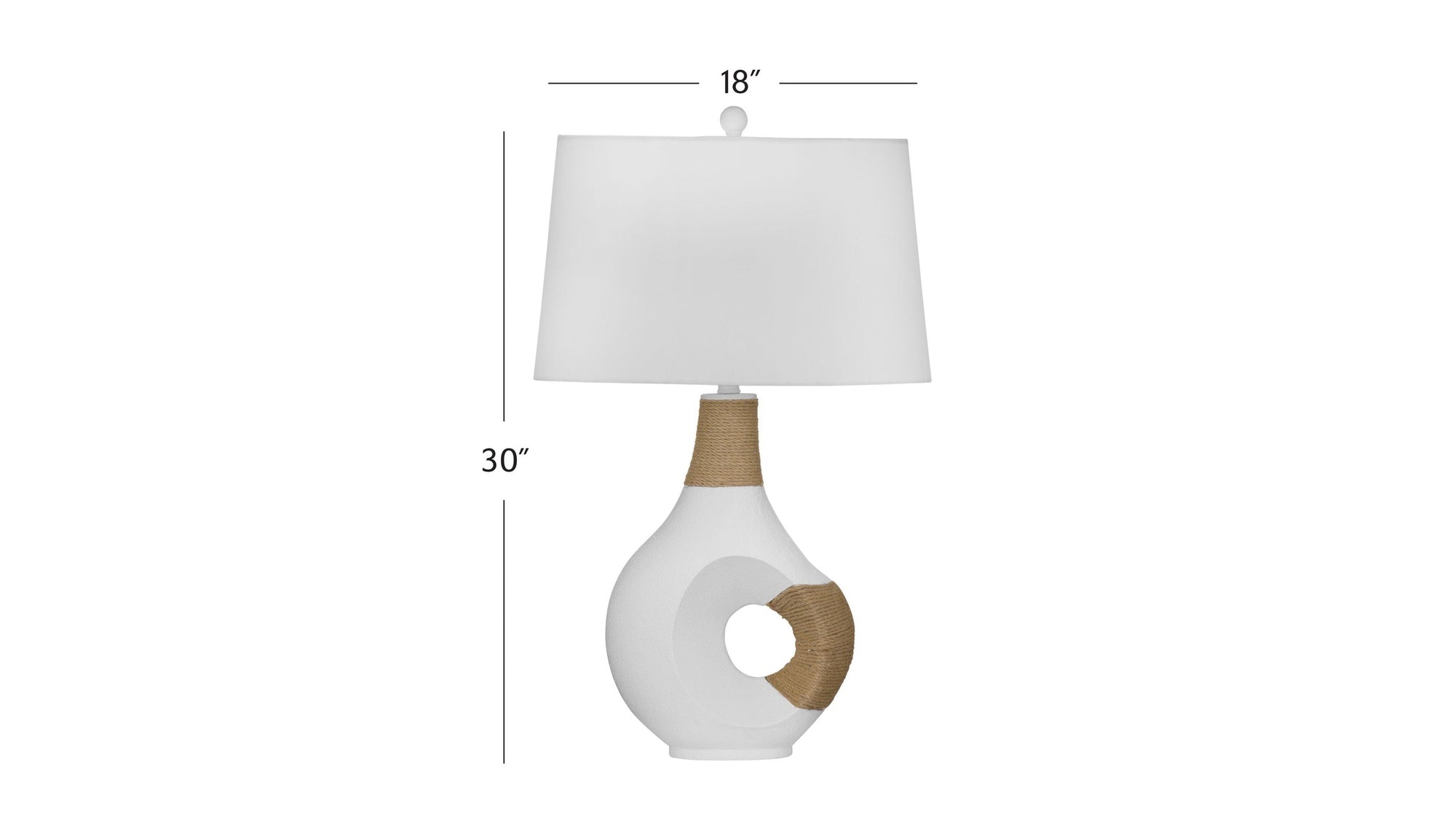 Nigel - Table Lamp - Matte White