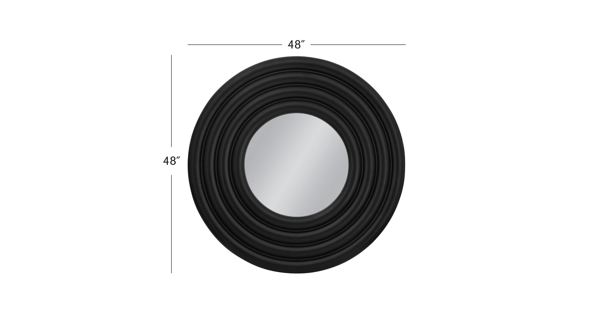 Centauri - Wall Mirror - Matte Black