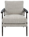 Sebastian - Cast Iron Accent Chair - Gray