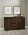 Crafted Cherry - Three Drawer Two Door Server