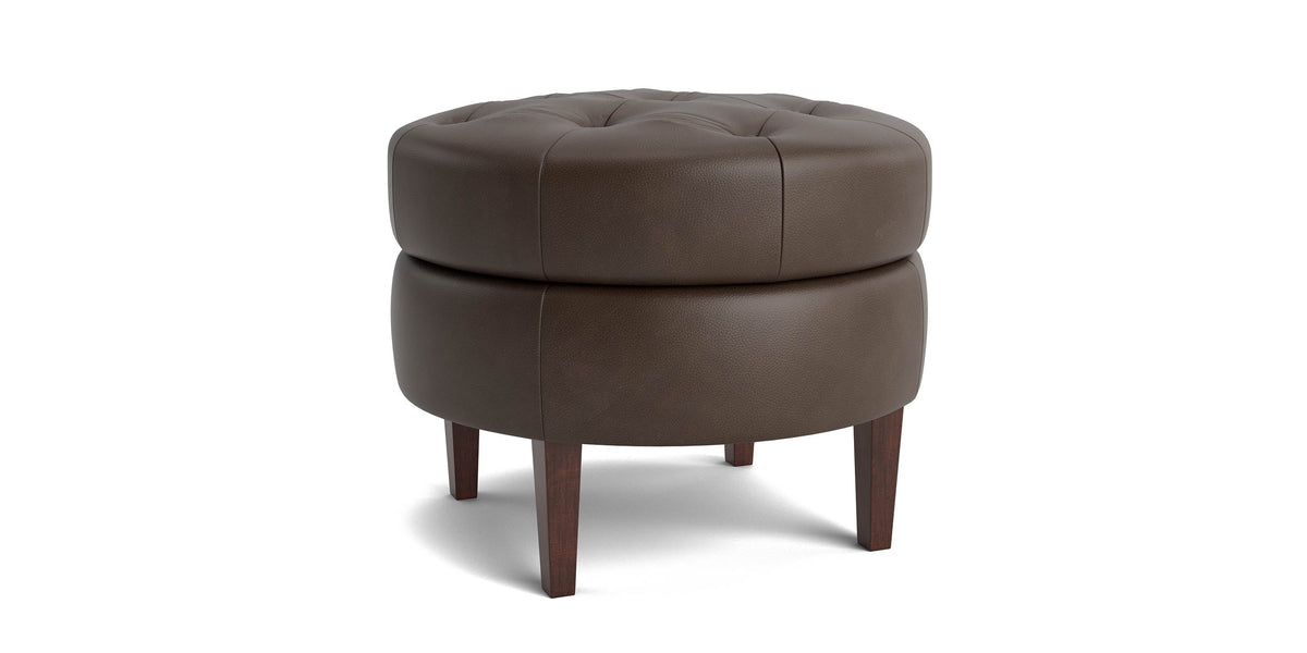 Delway Round Ottoman