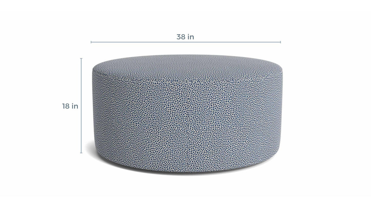 Kelly Round Ottoman