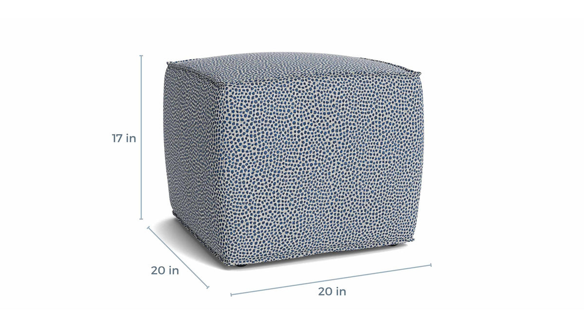Rhonda Square Ottoman 20" Wide