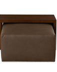 Henry Ottoman with Adjustable Table