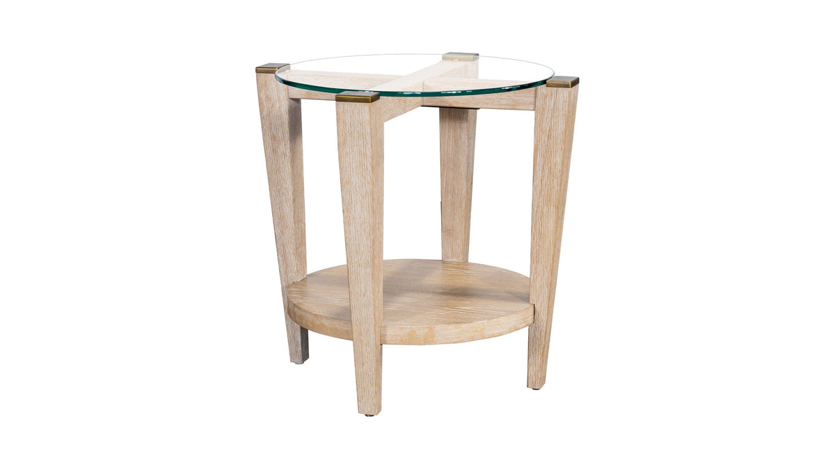 Dunes - End Table - Bleached Oak